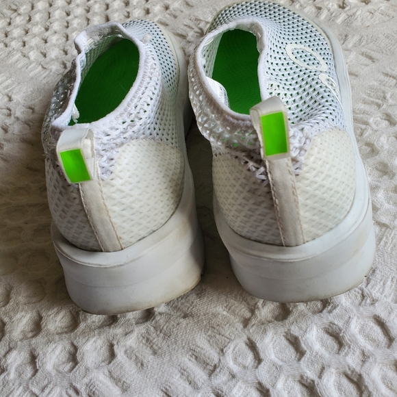 Oofos oomega white mesh sneaker recovery shoes size women's 10 - Picture 8 of 8